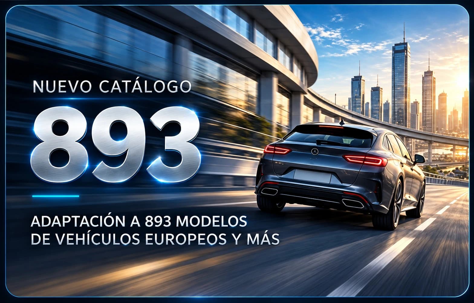 Nuevo catálogo: adaptación a 893 modelos de vehículos europeos y más