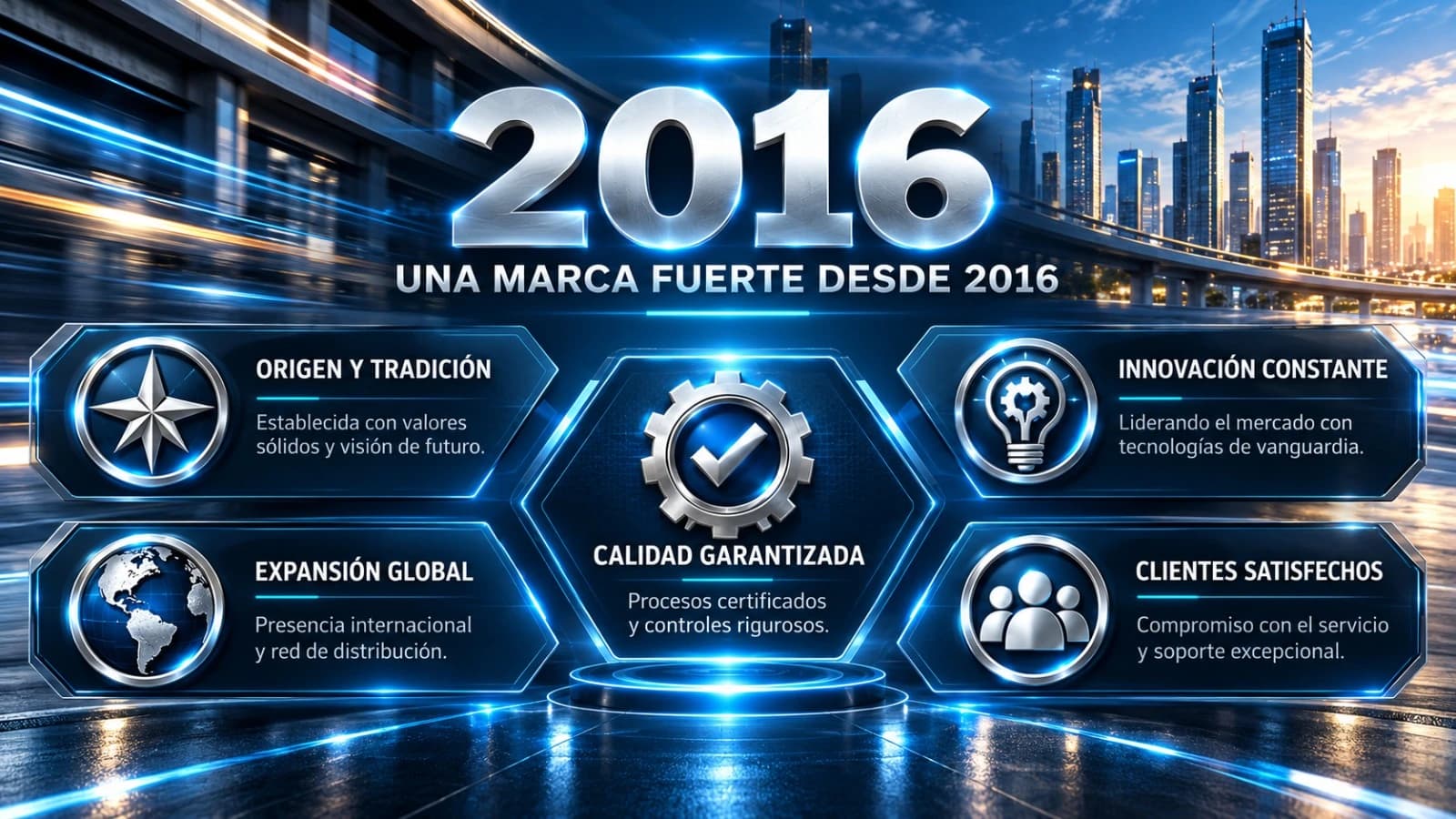 Una marca fuerte desde 2016